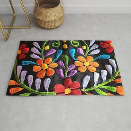 Mexican Flowers Rug