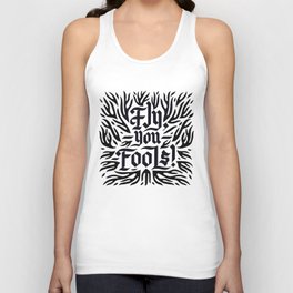 Fly you Fools (White) Unisex Tank Top