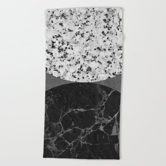 Marble, Granite, Concrete Abstract Beach Towel
