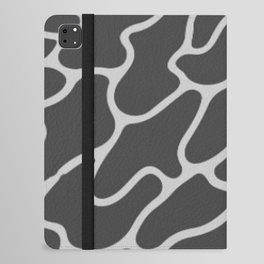 Giraffe Circles Lines Pattern Design iPad Folio Case