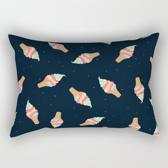 Soft Serve in Space Rectangular Pillow