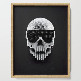 Pixelized Ubercool Skull Serving Tray