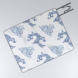 Abstract pattern Deer decoration Picnic Blanket