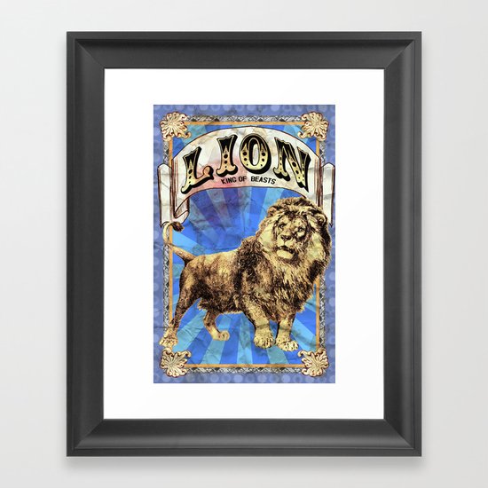 Lion Framed Art Print