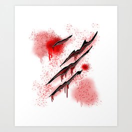 blood Art Print