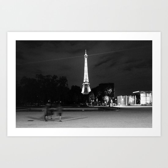 Night walk Art Print