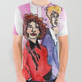 Designing Women  All Over Graphic Tee