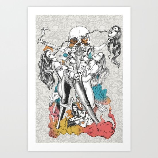 Chhinnamasta Art Print
