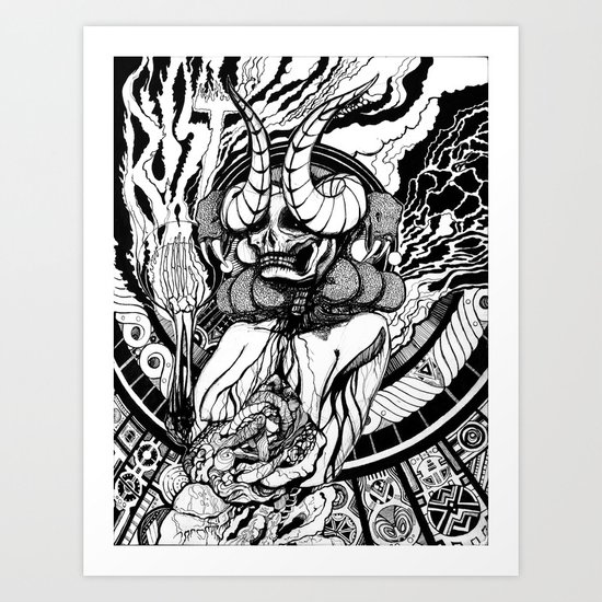 Mother Marrow Art Print
