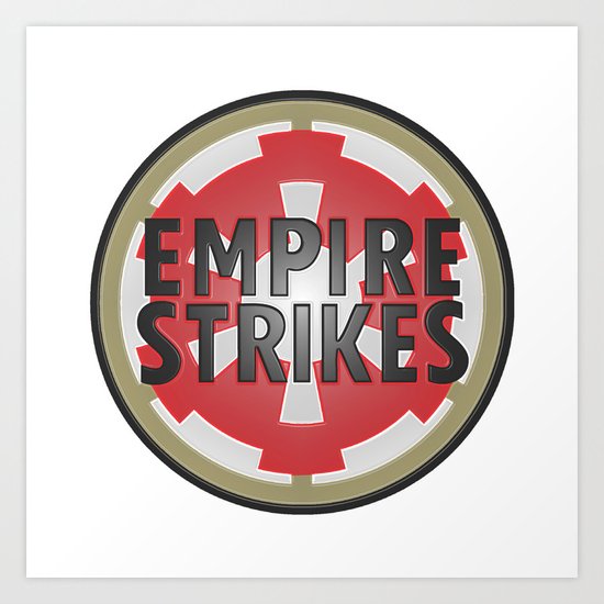 Empire Strikes Tobacco Art Print