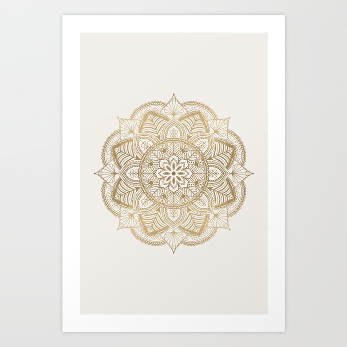 Mandala - Graphic Design nr 1 Art Print