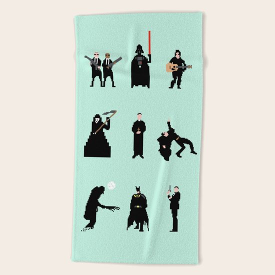 Men in Black Beach Towel