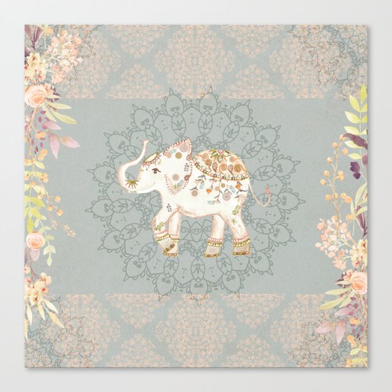 INDIAN ELEPHANT Canvas Print