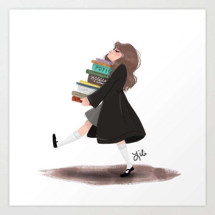 A Bit of Light Reading Art Print | Book-themed Art Prints | Art Prints for Bookworms | Art Prints for Readers | Sincerely Yasmin