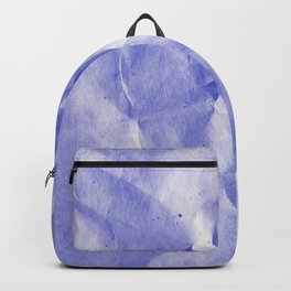Unfurl (Blue) Backpack | Minimalism, Vintage, Abstract, Minimalist, Grain, Simple, Paper, Collage, Halftone, Noise 