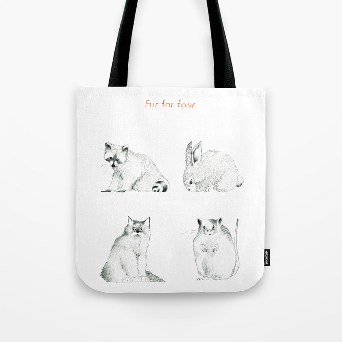 Fur For Four Tote Bag