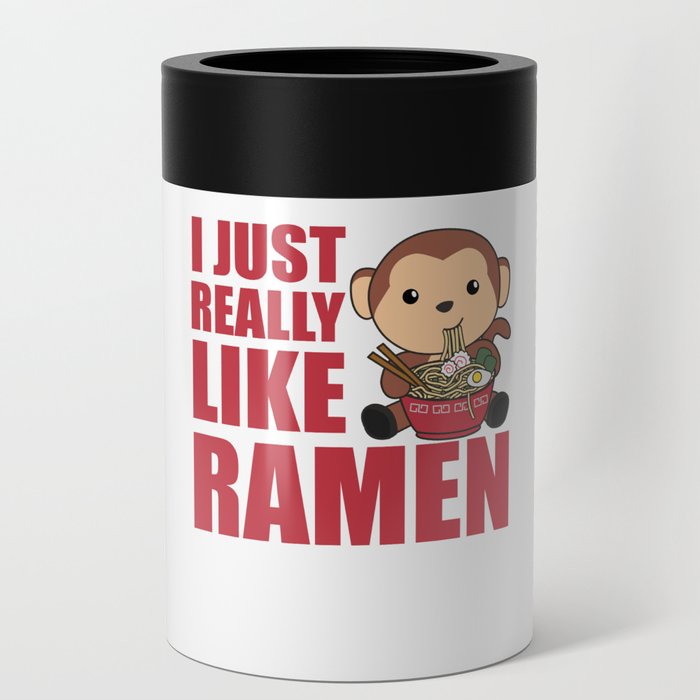 Ramen Japanese Noodles Sweet Monkey Eats Ramen Can Cooler