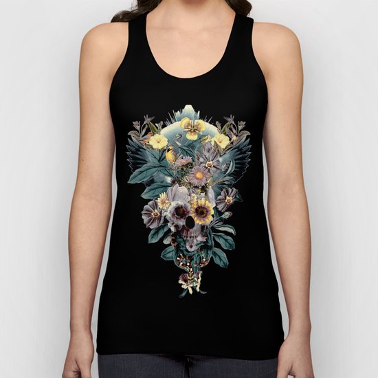 Skull and Snake Unisex Tank Top