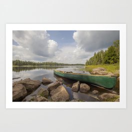 Perfect Boundary Waters Day Art Print