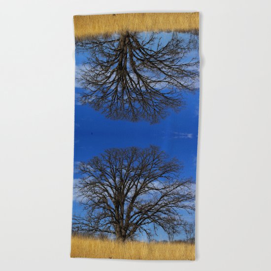 Prairie oak swirl Beach Towel