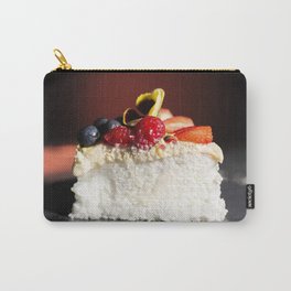 Slice of pavlova with fresh fruit Carry-All Pouch