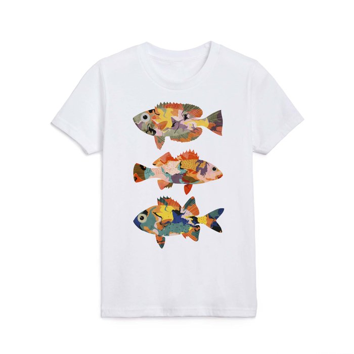 Colorful fish Kids T Shirt