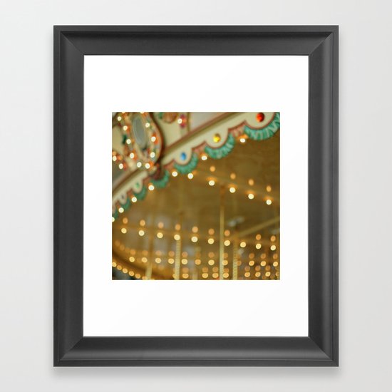 Round and Round Framed Art Print