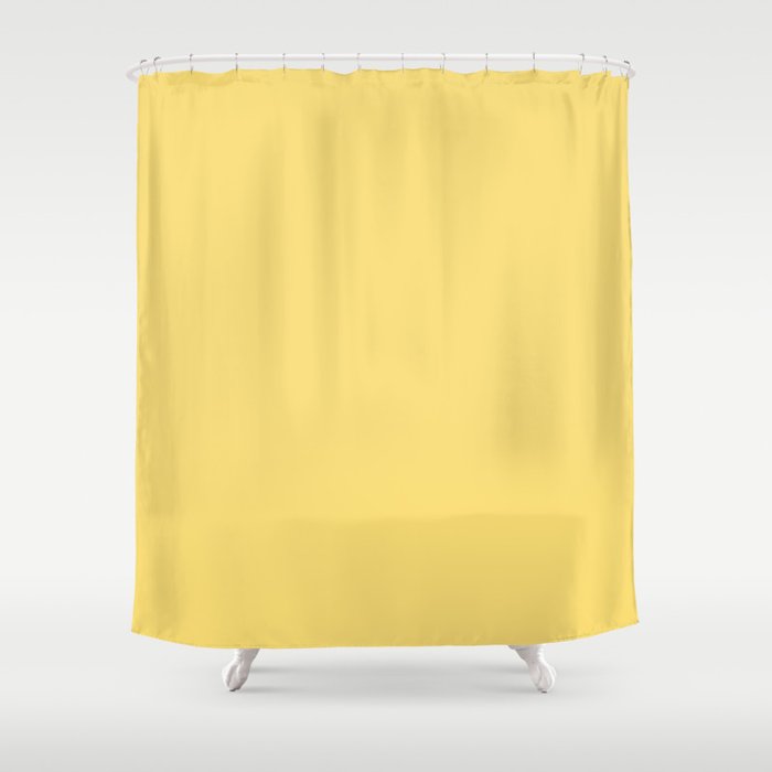 DAISY FLORET pastel solid color Shower Curtain