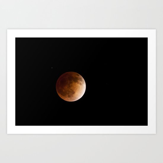 Total Lunar Eclipse Art Print