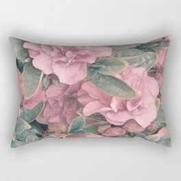 Rose Pink Azalea Rectangular Pillow