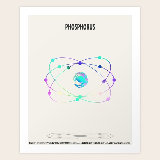 phosphorus element art art print by finlaymcnevin society6