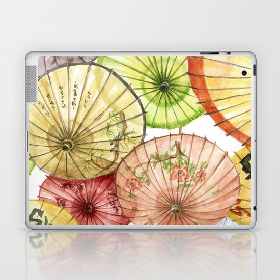 Paper Umbrellas Laptop & iPad Skin