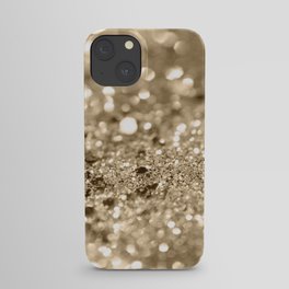 Glam Gold Lady Glitter #1 (Faux Glitter) #shiny #decor #art #society6 iPhone Case