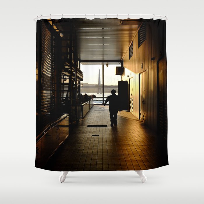 Cafe Cool Shower Curtain