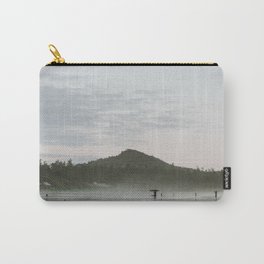 Dusk in Tofino Carry-All Pouch | Pnw, Beach, Vancouverisland, Tofino, Curated, Outdoors, Ocean, Surfer, Digital, Photo 