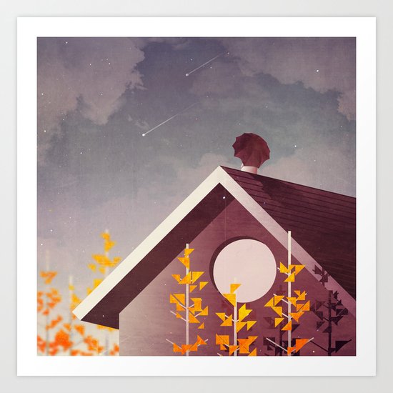 Shooting Stars Art Print