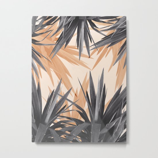 Orange Tropics Metal Print
