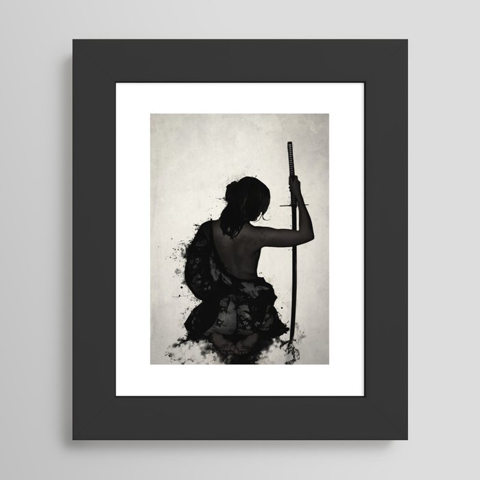 Female Samurai - Onna Bugeisha Art Print by Nicklas