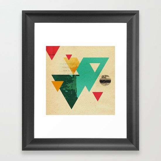 Monster Teeth II Framed Art Print