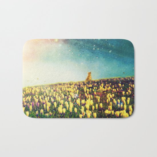 Watching them fly Bath Mat