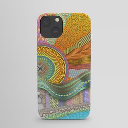 Sunrise In Finger Tree Forest iPhone Case