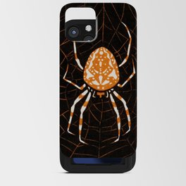 Spider In A Web iPhone Card Case
