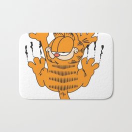 Garfield Scratching Bath Mat | Garfield, Cartoon, Fanart, Awesome, Unique, Graphicdesign 