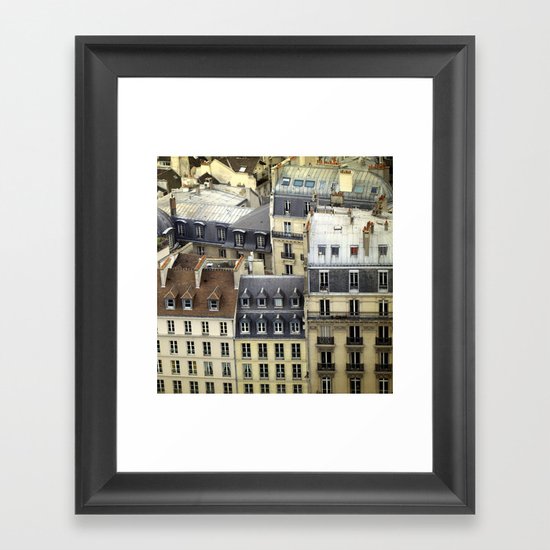 Paris Rooftop #2 Framed Art Print
