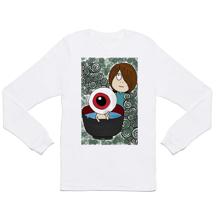 GeGeGe no Kitaro with Daddy Eyeball Long Sleeve T Shirt glorya | Society6