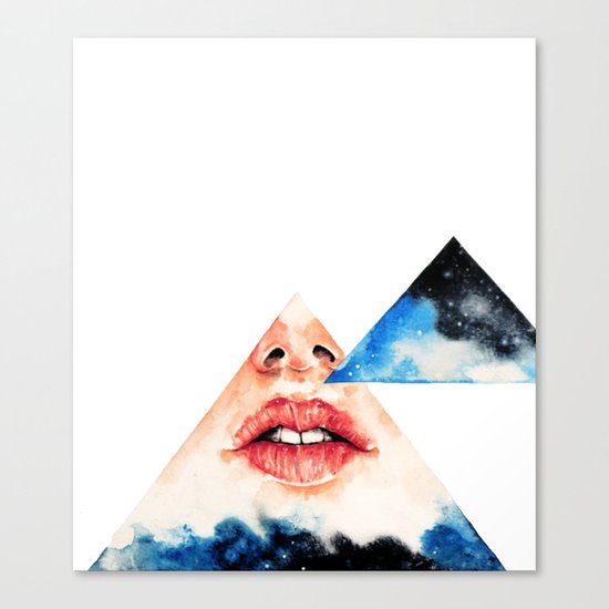 Lipss Canvas Print