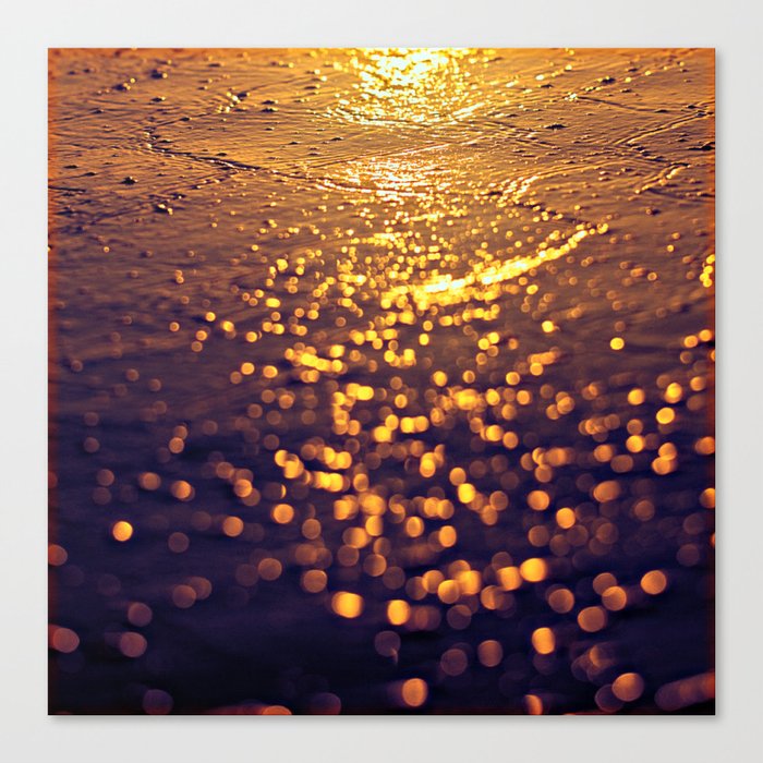 spinning gold Canvas Print