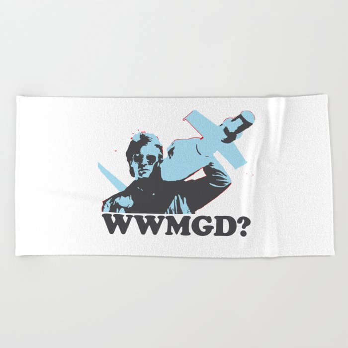 What would MacGyver Do? Beach Towel