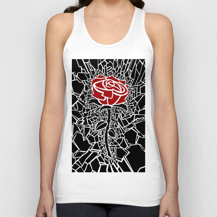 The Shattered Rose Tank Top