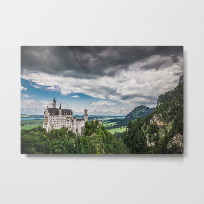 Neuschwanstein Castle Bavaria Metal Print